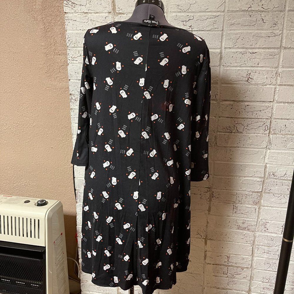 Dress Works Halloween Boo Ghost Dress Small - Picture 5 of 8